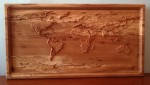 Dřevěný dubový obraz
